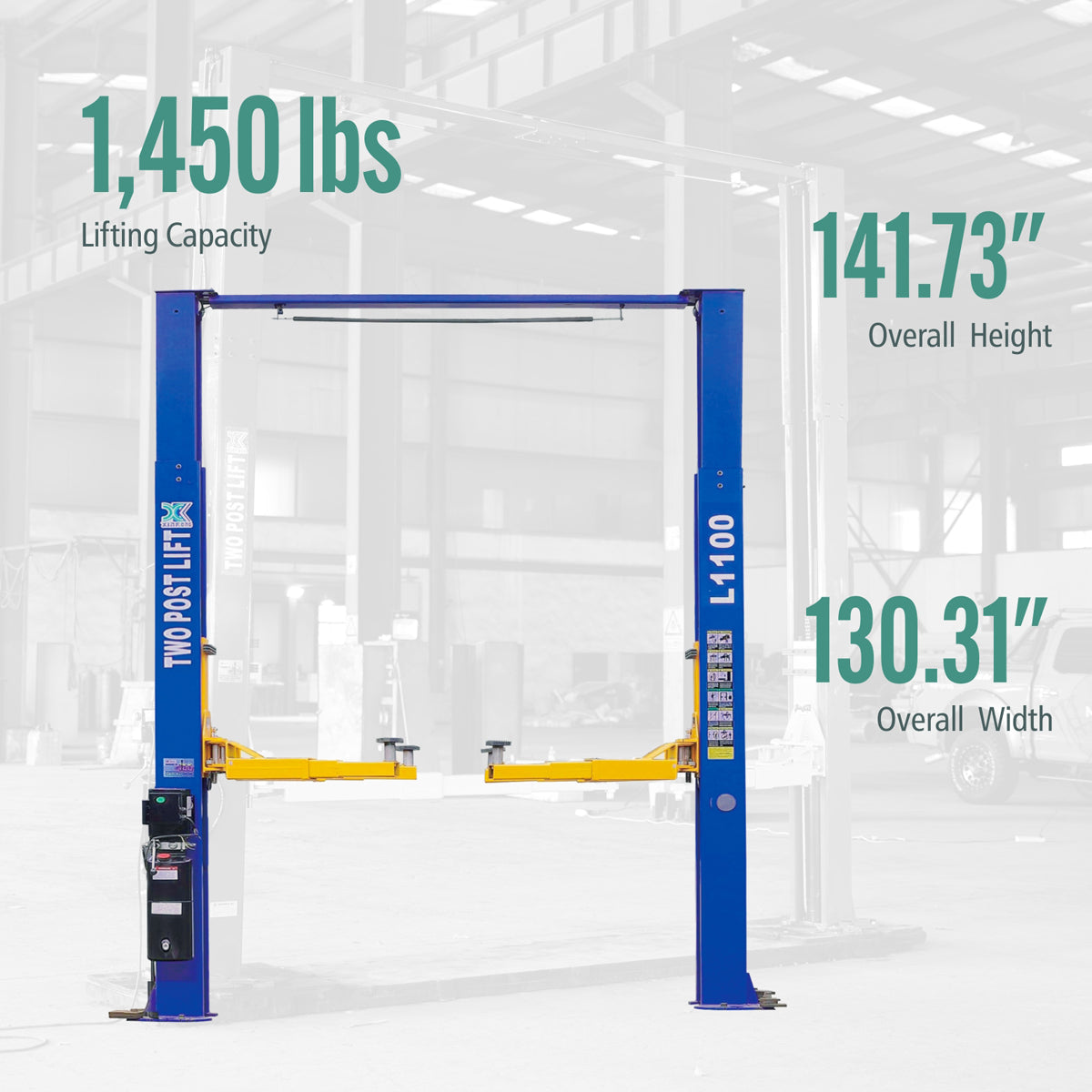 XK L1100 10,000 lbs Car Lift 2 Post overhead Car Auto Truck Hoist 220V OR 110V