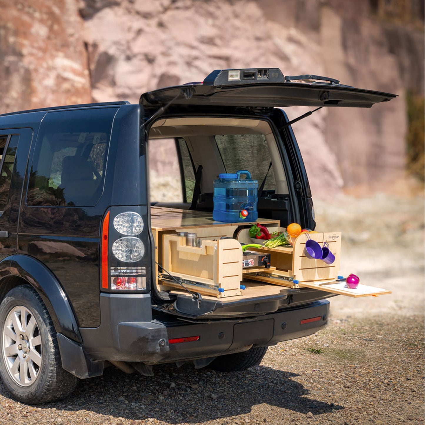 XK Overland Kitchen Box WD1000 All-in-One Camping w. Cooking, Sleeping,Truck Fit