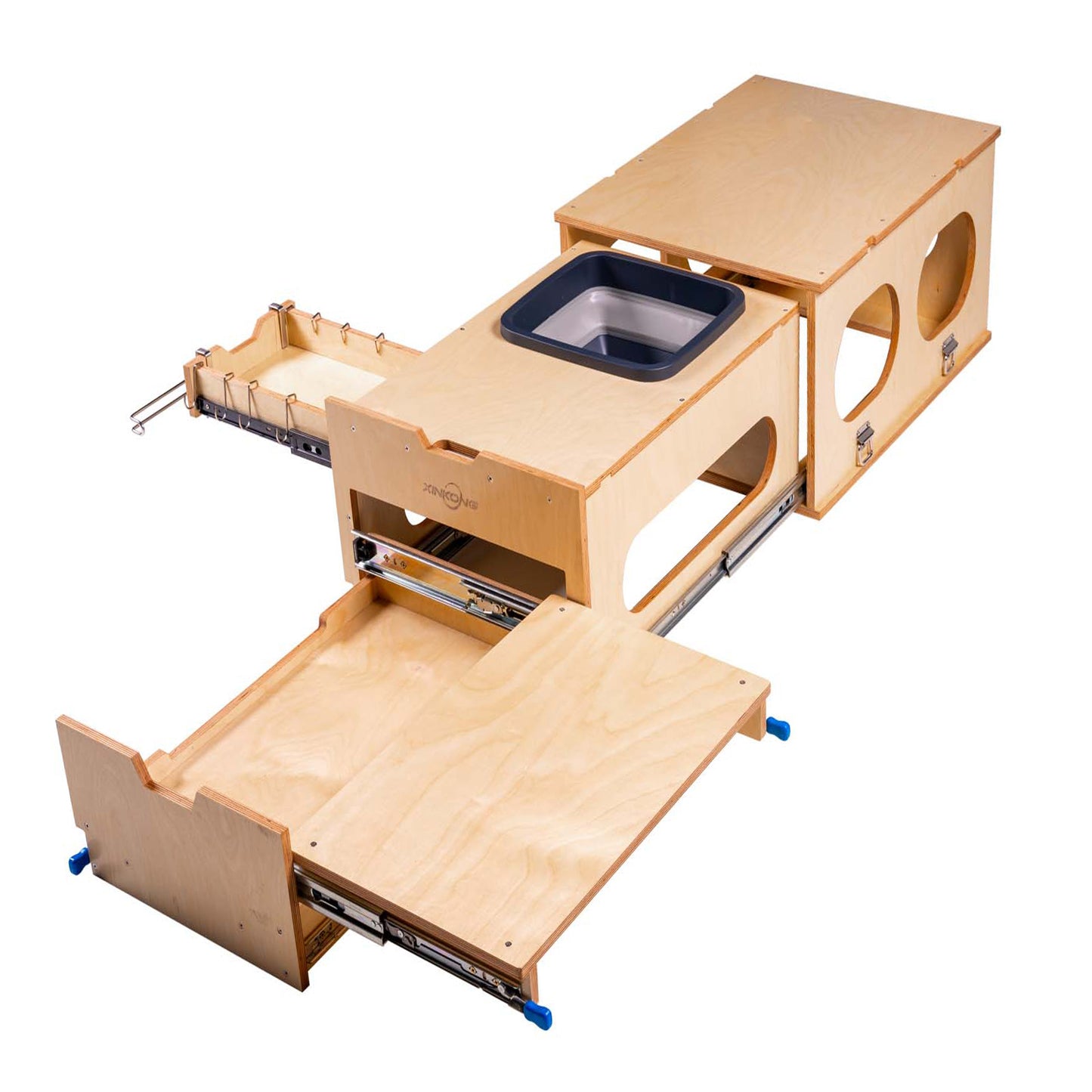 XK Overland Kitchen Box WD711 All-in-One Camping with Washing, Chopping, Cooking
