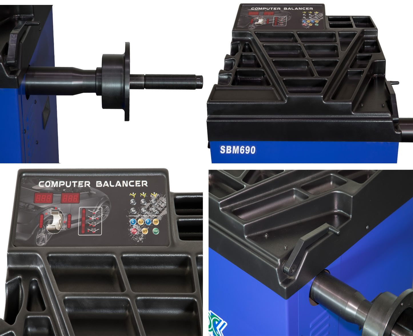 XK 960 690 Automatic Tire Changer Wheel Balancer Machine Combo Tire Repair Tool