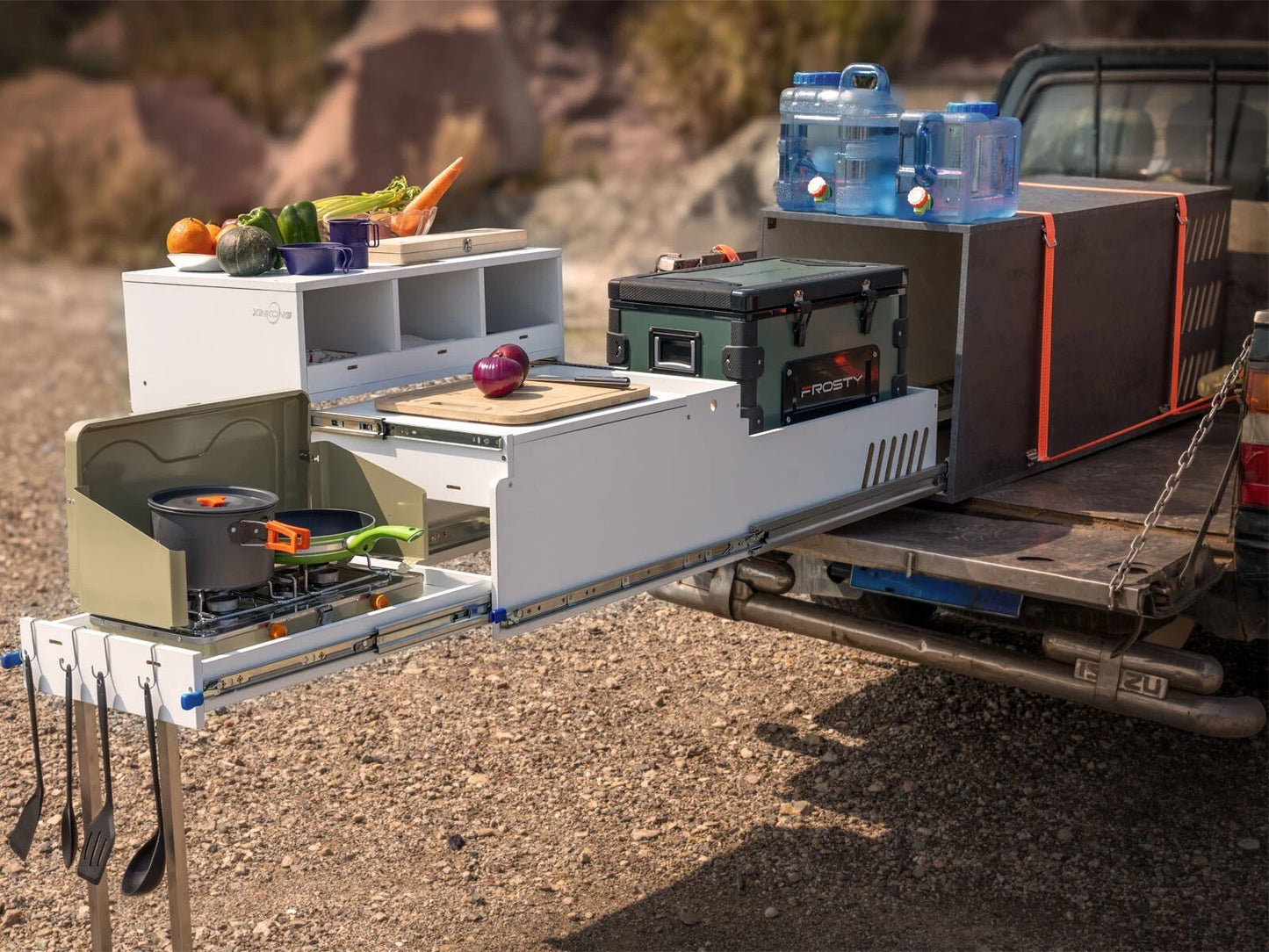 XK Overland Kitchen Box WD1511 All-in-One Camping for Pickup Truck