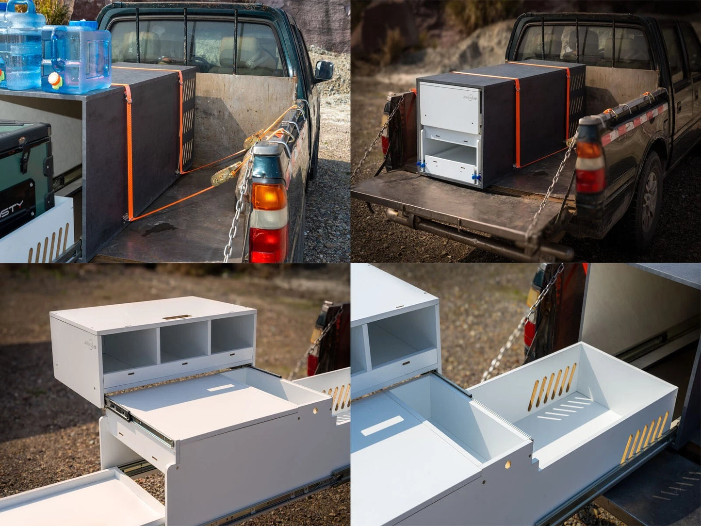 XK Overland Kitchen Box WD1511 All-in-One Camping for Pickup Truck