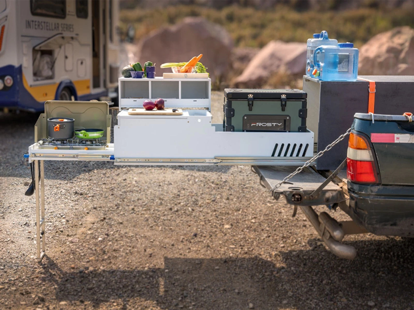 XK Overland Kitchen Box WD1511 All-in-One Camping for Pickup Truck