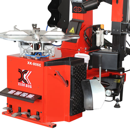 Xinkong 806C Tire Changer Machine Rim Clamp Outside 14"- 28"