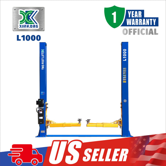 XK L1000 2 Post Auto Lift Car Lift Auto Truck Hoist Heavy Duty 10,000 LBS 220V or 110V