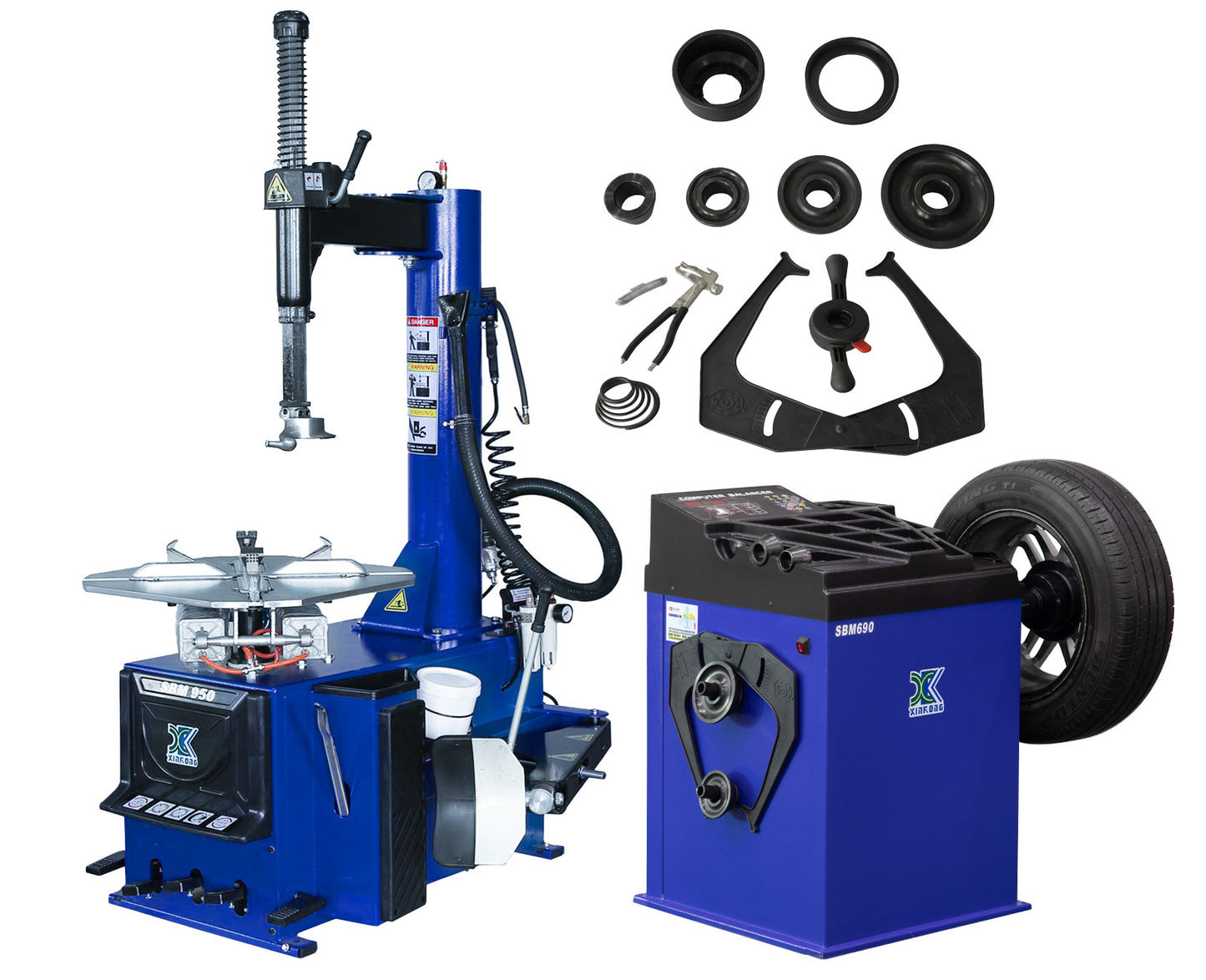 A+2.0 HP Tire Changer & Wheel Balancer Machine Combo 950 690. Shipping Included.