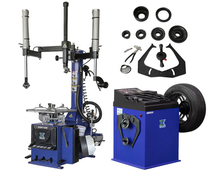 XK 988 690 Tire Changer Wheel balancer Machine Combo Rim Clamp 24" Repair Tool