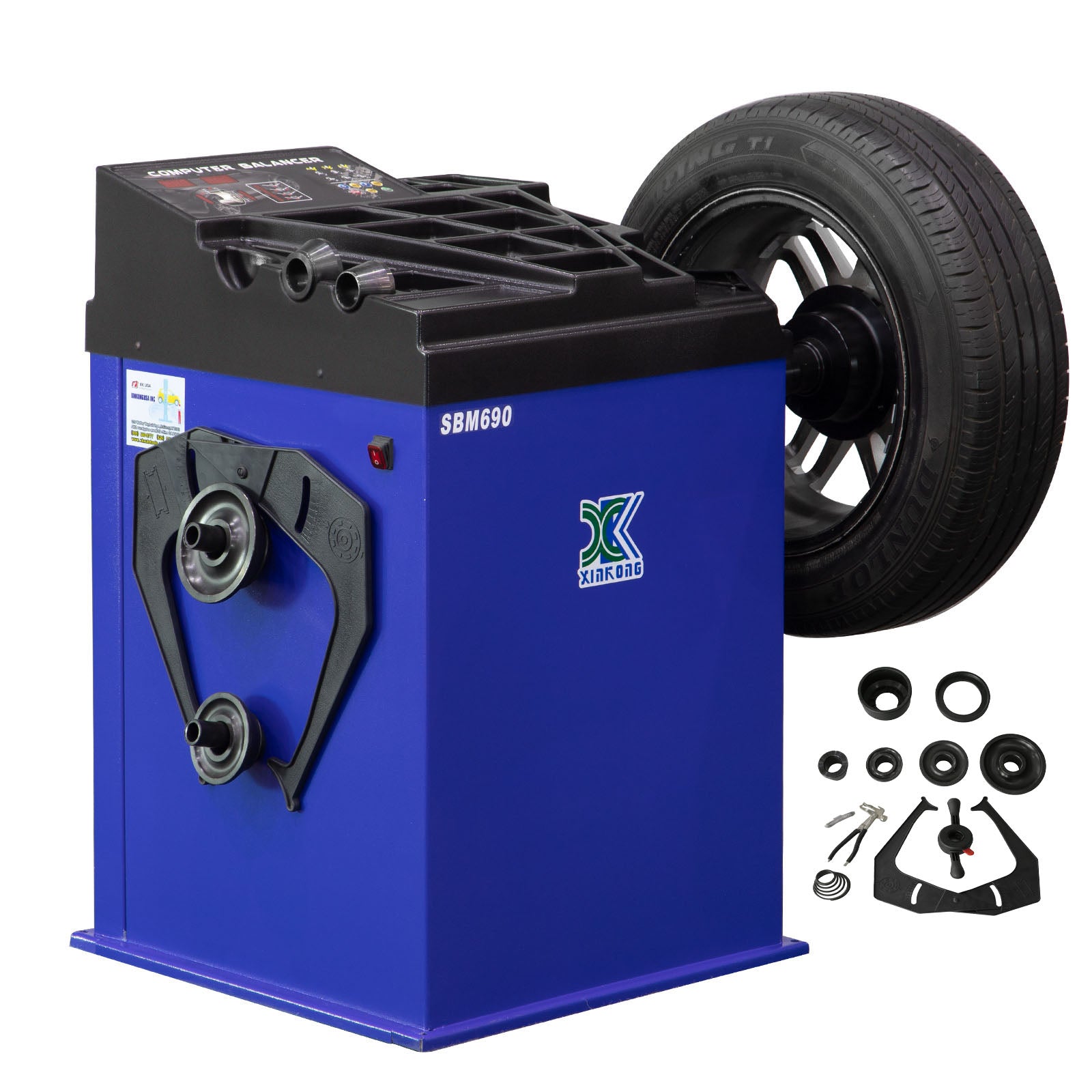 BRAND New Wheel Balancer Tire Balancers Machine Rim Car Heavy Duty 690 ...
