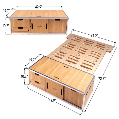 XK Overland Kitchen Box WD1090 All-in-One Camping with Cooking, Sleeping