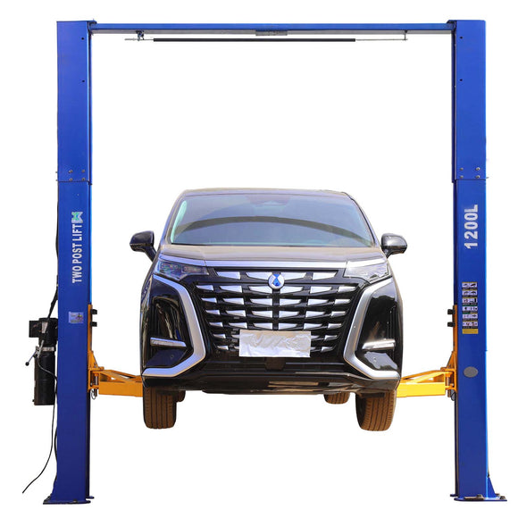Xinkong Two Post 1200L Clear Floor Auto Lift 12,000 lb. Capacity Truck Hoist