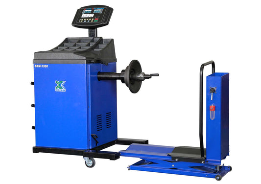 CB1300 Commercial Truck Tire Wheel Balancer Machine Rim 10"-26" 220V Single Phase