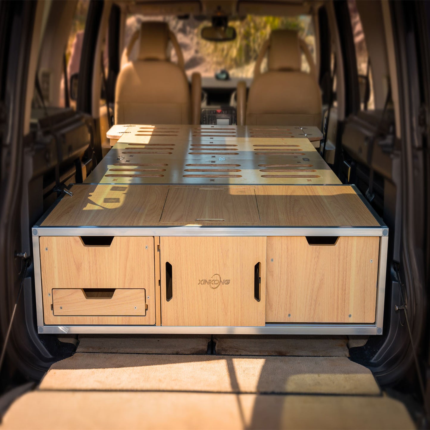 XK Overland Kitchen Box WD1090 All-in-One Camping with Cooking, Sleeping