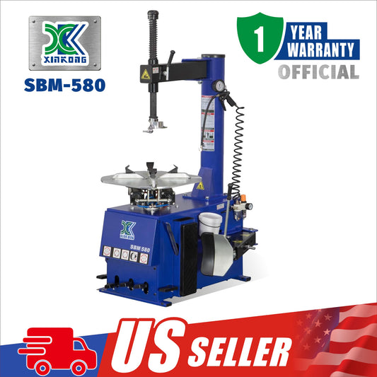 XK 580 Single Auto Tire Changer Wheel Changers Machine w. New Double Foot Pedal