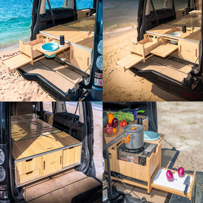 XK Overland Kitchen Box WD1090 All-in-One Camping with Cooking, Sleeping