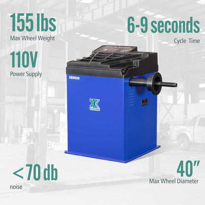 XK 960 690 Automatic Tire Changer Wheel Balancer Machine Combo Tire Repair Tool
