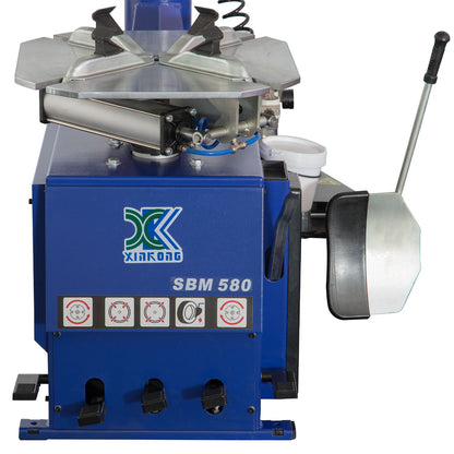 XK 580 Single Auto Tire Changer Wheel Changers Machine w. New Double Foot Pedal