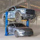 XK L7700 2 Post Car Lift Capacity 7700lb Auto Truck Hoist Repair Tool Adjustable