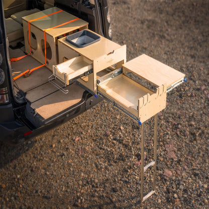 XK Overland Kitchen Box WD711 All-in-One Camping with Washing, Chopping, Cooking