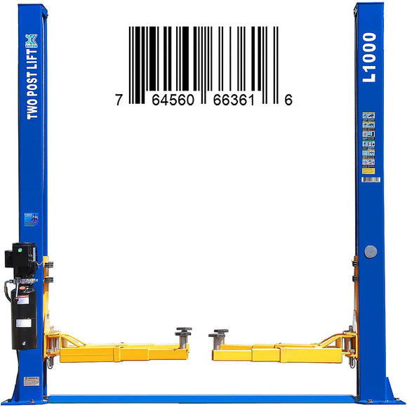 Xinkong 10,000 LBS L1000 2 Post Lift Car Lift Auto Truck Hoist Free Shipping 220V or 110V