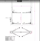 XK 1400L Two Post Auto Car Lift Truck Hoist Overhead 14,000 lb Clear Floor 220V