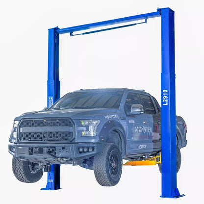 XK L2910 2 Post Clear Floor Car Lift 9,000 LB Auto Truck Hoist Over Head 220V OR 110V