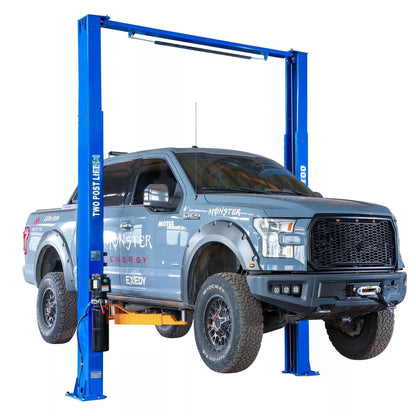 XK L2910 2 Post Clear Floor Car Lift 9,000 LB Auto Truck Hoist Over Head 220V OR 110V