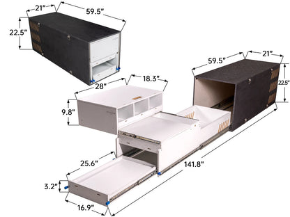 XK Overland Kitchen Box WD1511 All-in-One Camping for Pickup Truck